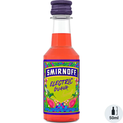 SMIRNOFF ELECTRIC GUAVA 5/5 50ML - Wine barrel Plus