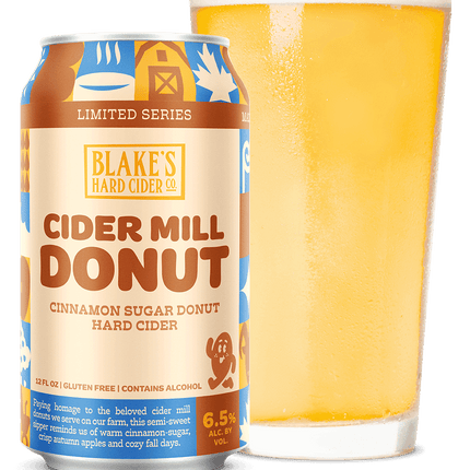 BLAKES CIDER MILL DONUT 6PK 12 OZ CAN - Wine barrel Plus