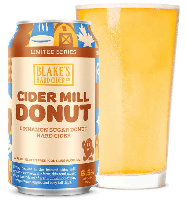 BLAKES CIDER MILL DONUT 6PK 12 OZ CAN - Wine barrel Plus