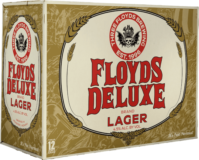 FLOYDS DELUXE LAGER 12PK 12OZ CAN - Wine barrel Plus
