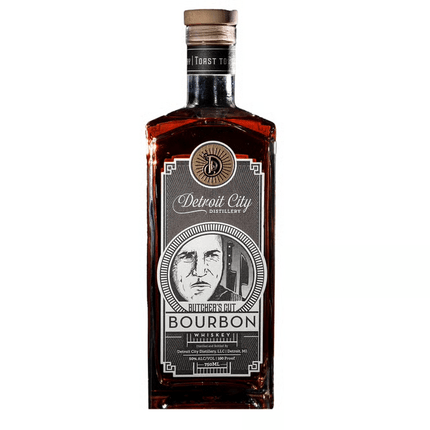 DETROIT CITY BUTCHER'S BOURBON 100 Proof 750 ml - Wine barrel Plus