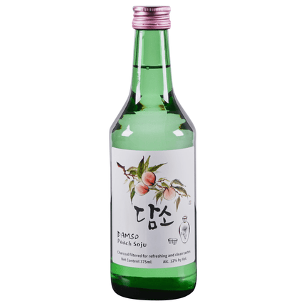 DAMSO PEACH SOJU 28 Proof 375 ml - Wine barrel Plus