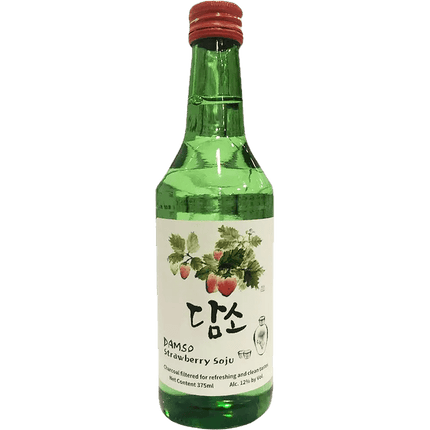 DAMSO STRAWBERRY SOJU 28 Proof 375 ml - Wine barrel Plus
