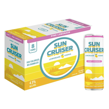 SUN CRUISER PINK LEMONADE 8PK 12OZ CAN - Wine barrel Plus