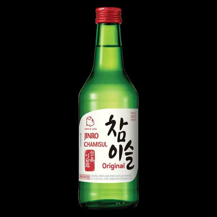 JINRO CHAMISUL ORIGINAL SOJU 40.2 PROOF 375ML - Wine barrel Plus
