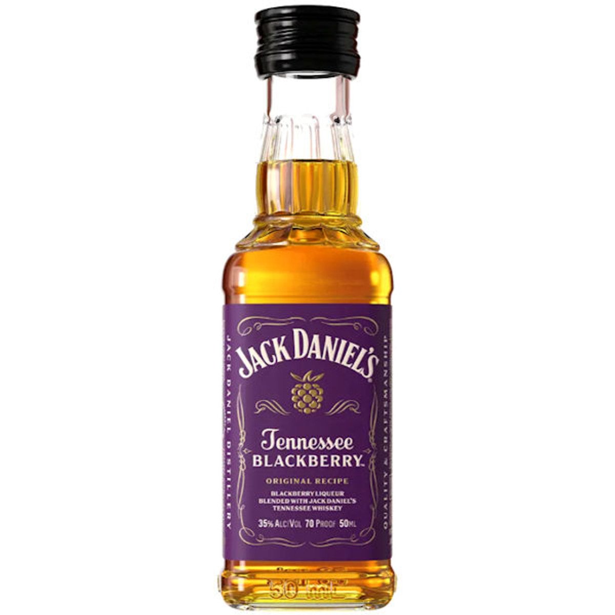 Jack Daniels Blackberry Whiskey 50ml - 70 Proof Delight – Wine