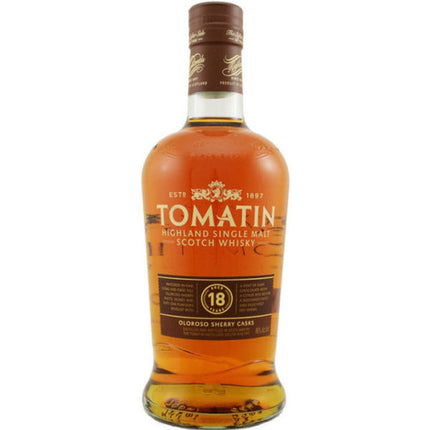 TOMATIN - 18 YR 92 Proof 750 ml - Wine barrel Plus