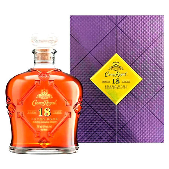 CROWN ROYAL EXTRA RARE - 18 YR 80 Proof 750 ml - Wine barrel Plus