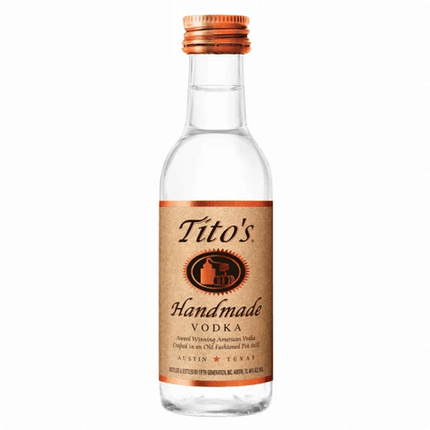 TITO'S HANDMADE VODKA 80 Proof 200 ml - Wine barrel Plus