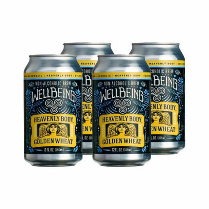 WELLBEING HEAVENLY BODY GOLDEN WHEAT 4PK 12OZ - Wine barrel Plus