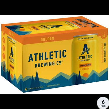 ATHLETIC UPSIDE DAWN GOLDEN ALE N/A 1/6PK 12OZ CAN - Wine barrel Plus
