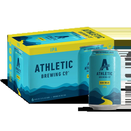 ATHLETIC RUN WILD IPA N/A 1/6PK 12OZ CAN - Wine barrel Plus