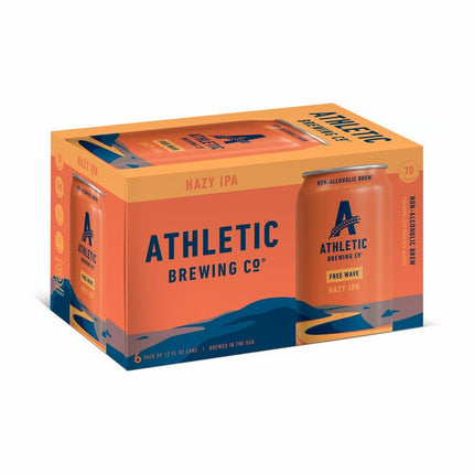 ATHLETIC FREE WAVE HAZY IPA N/A 6PK 12OZ - Wine barrel Plus