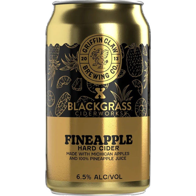 BLACKGRASS CIDERWORKS FINEAPPLE 4PK 12OZ CAN - Wine barrel Plus