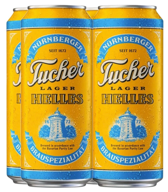 TUCHER HELLES LAGER 4 CAN - Wine barrel Plus