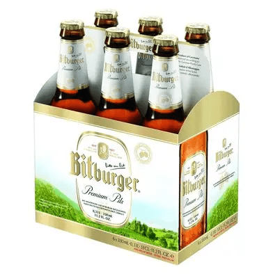 BITURGER PREMIUM PILSNER 6PK 11.2OZ BOTTLE - Wine barrel Plus