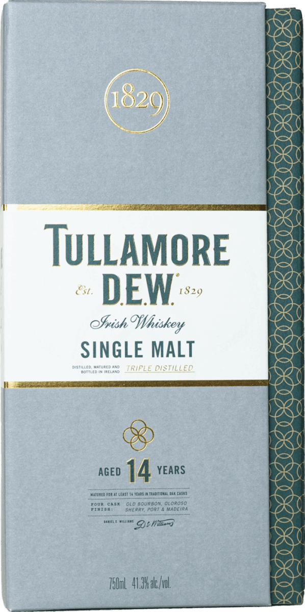 TULLAMORE DEW (IRISH) - 14 YR 82.6 Proof 750 ml - Wine barrel Plus