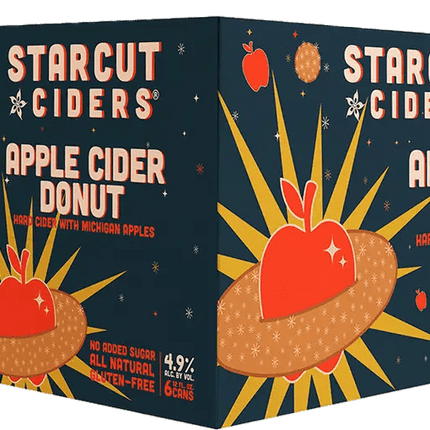 STARCUT APPLE CIDER DONUT 6 CAN - Wine barrel Plus