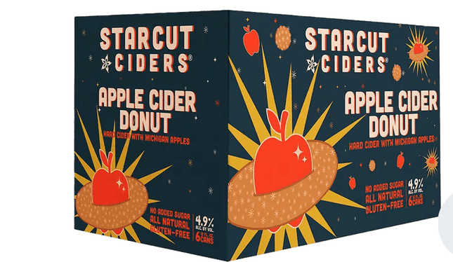 STARCUT APPLE CIDER DONUT 6 CAN - Wine barrel Plus