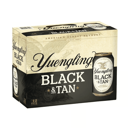 YUENGLING BLACK & TAN BEER 12PK 12OZ CAN - Wine barrel Plus