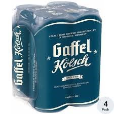 GAFFEL KOLSCH 4PK 16.9OZ CAN - Wine barrel Plus