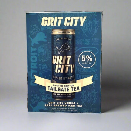 GRIT CITY RTD TAILGATE TEA 4PK 12OZ CAN - Wine barrel Plus