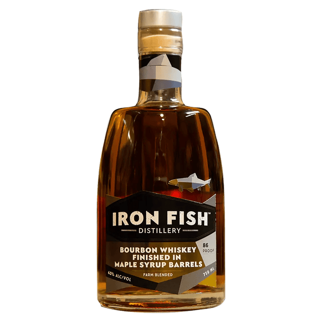IRON FISH BBN WHSKY MAPLE BBRL 86 Proof 750 ml - Wine barrel Plus