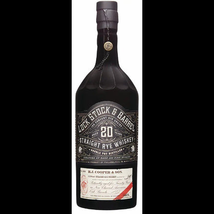 LOCK STOCK & BARREL - 20 YR 112 Proof 750 ml - Wine barrel Plus