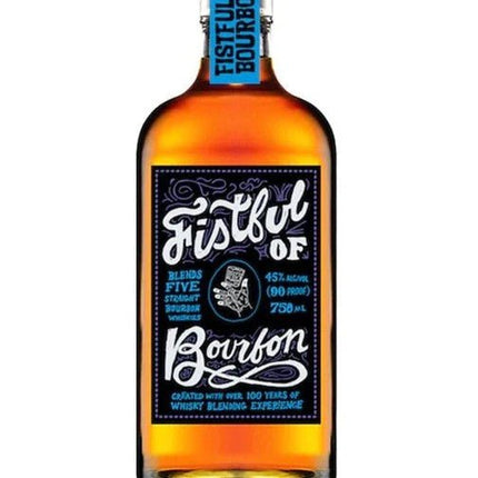 FISTFUL OF BOURBON 90 Proof 750 ml - Wine barrel Plus