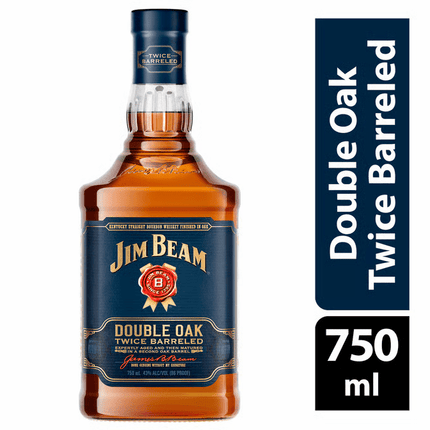JIM BEAM DOUBLE OAK 86 Proof 750 ml - Wine barrel Plus