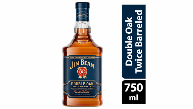 JIM BEAM DOUBLE OAK 86 Proof 750 ml - Wine barrel Plus