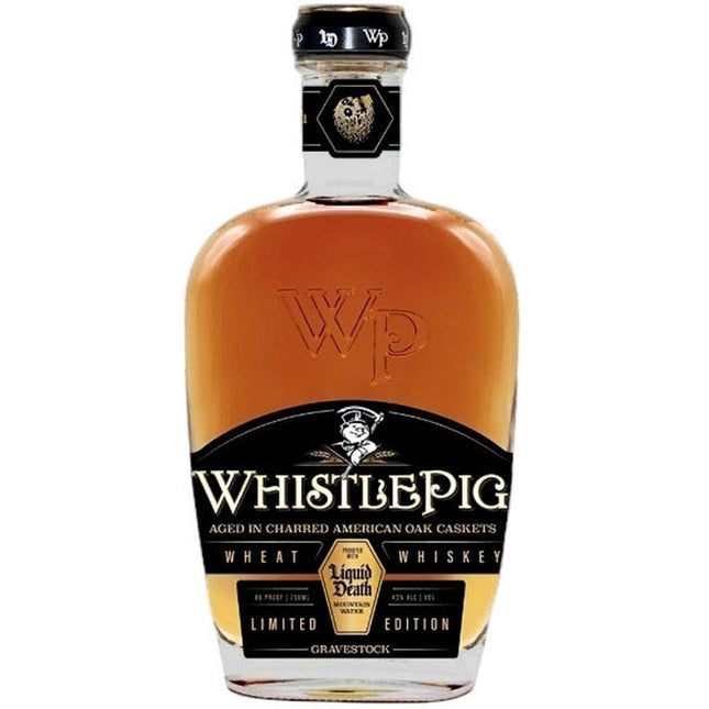 Whistlepig Gravestock Whiskey Liquid Death 750ml 86 proof - Wine barrel Plus