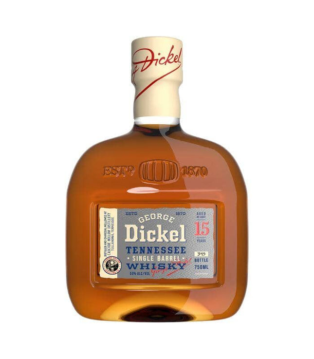GEORGE DICKEL SNGL BRRL - 15 YR 95.2 Proof 750 ml - Wine barrel Plus