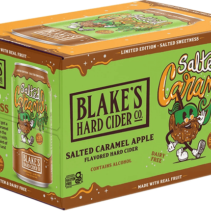 BLAKES SALTED APPLE CARAMEL 6PK 12OZCAN - Wine barrel Plus