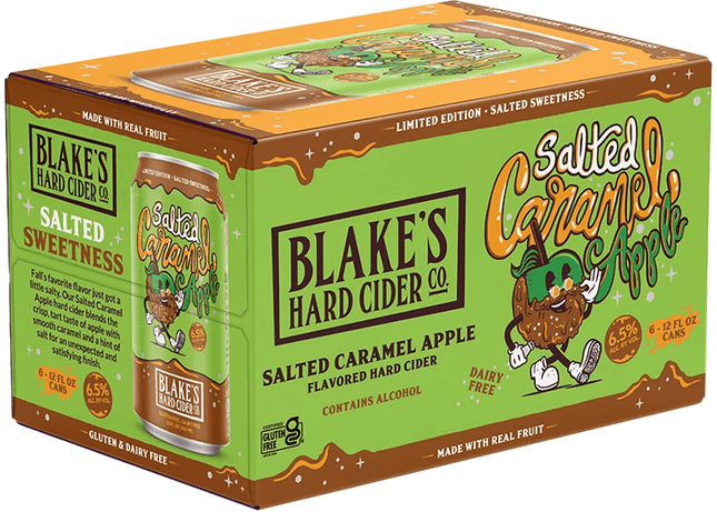 BLAKES SALTED APPLE CARAMEL 6PK 12OZCAN - Wine barrel Plus