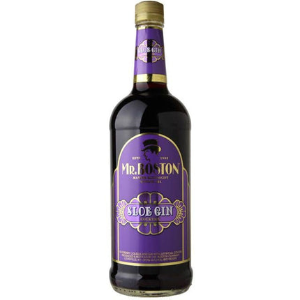 MR. BOSTON SLOE GIN 60 Proof 1000 ml - Wine barrel Plus