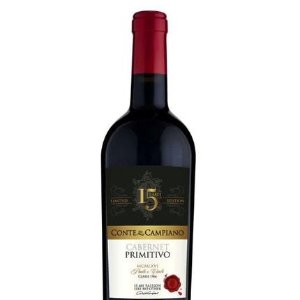 CONTI DI CAMPIANO CABERNET PRIMITIVO WINE 750ML - Wine barrel Plus