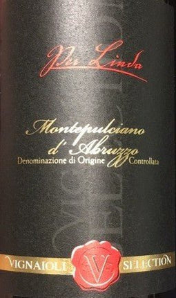 PER LINDA MONTEPULCIANO D' ABRUZZO 750ML - Wine barrel Plus