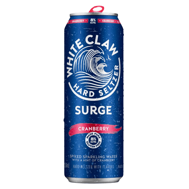 WHITE CLAW SURGE CRANBERRY 1PK 19.2OZ CAN - Wine barrel Plus
