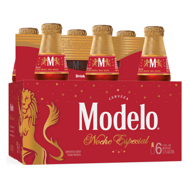MODELO NOCHE ESPECIAL 6PK 12OZ BOTTLE - Wine barrel Plus