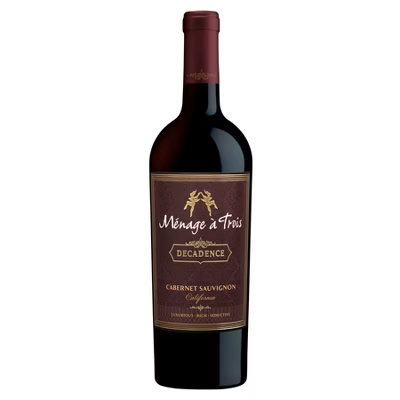 MENAGE A TROIS DECADENCE CABERNET SAUVIGNON 750ML