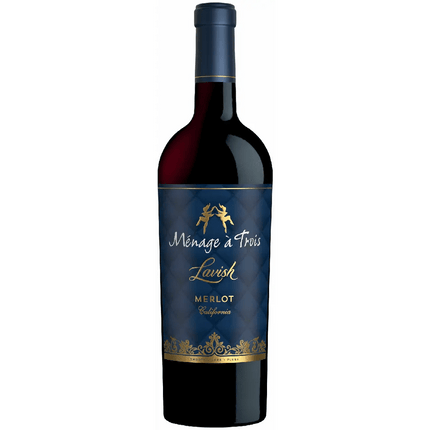 MENAGE A TROIS LAVISH MERLOT 750ML - Wine barrel Plus