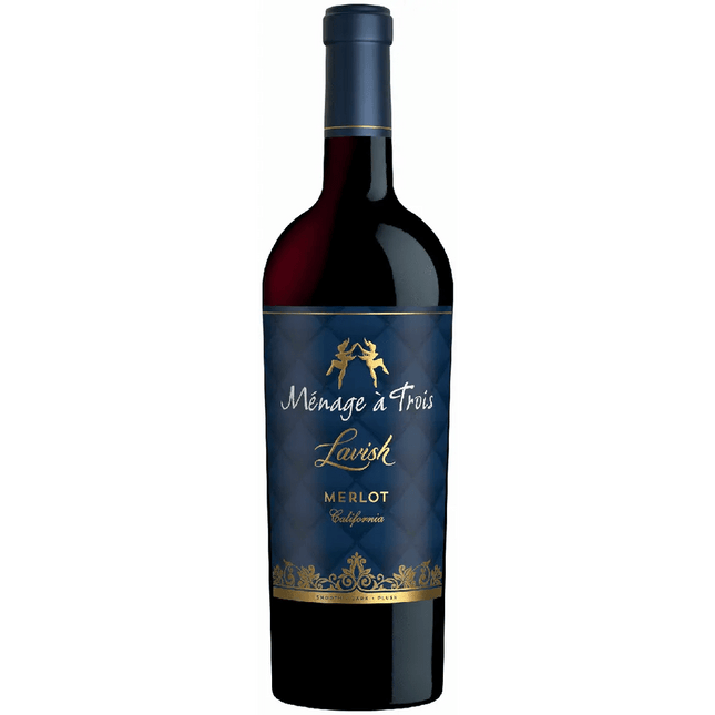 MENAGE A TROIS LAVISH MERLOT 750ML - Wine barrel Plus