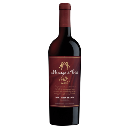 MENAGE A TROIS SILK SOFT RED BLEND 750ML - Wine barrel Plus