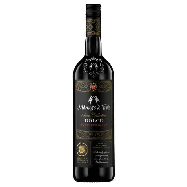 MENAGE A TROIS DOLCE SWEET RED BLEND 750ML - Wine barrel Plus