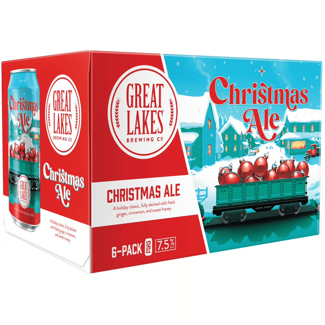 GREAT LAKES CHRISTMAS ALE 6PK 12OZ CAN - Wine barrel Plus