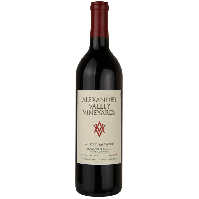 ALEXANDER VALLEY VINEYARDS CABERNET 750ML - Wine barrel Plus
