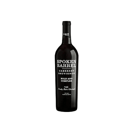 SPOKEN BARREL BOLD AND COMPLEX  42 CABERNET SAUVIGNON 750 ML - Wine barrel Plus