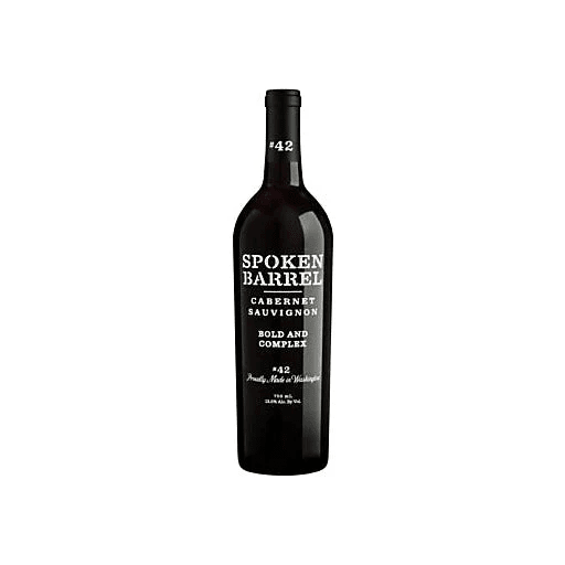 SPOKEN BARREL BOLD AND COMPLEX  42 CABERNET SAUVIGNON 750 ML - Wine barrel Plus