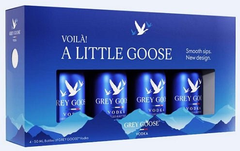 GREY GOOSE ALUMINUM 50ML4PK - Wine barrel Plus